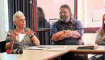 Mitgliederversammlung 22 - Susanne Bahret, Jens Martin Loetz